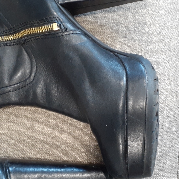 H&M leather boots size 38 us 7 - Picture 10 of 16
